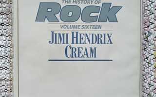 JIMI HENDRIX/CREAM - HISTORY OF ROCK VOL. 16 2-LP TARJOUSERÄ