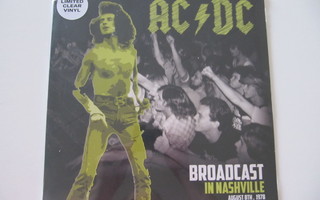 AC/DC Broadcast In Nashville Värivinyyli LP