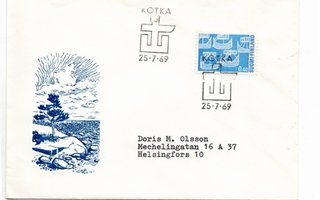 Kotka: Meripäivät (erikoisleima 25.7.1969)