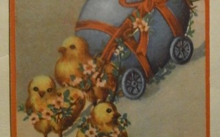 Tiput vetävät munakärryä, pikkupk, Kenttäpostia lotalle 1943