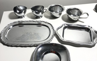 Metalli astioita ( 7kpl )