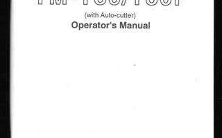 Thermal line printer TM-T80 / T80P Operators Manual