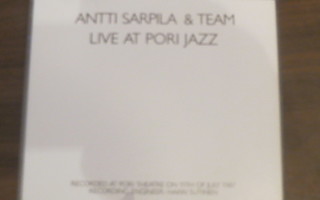 Antti Sarpila meets the Team: Live at Pori Jazz