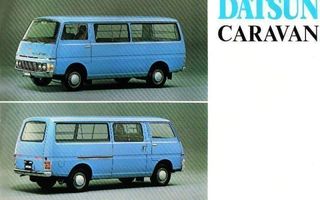 Datsun Caravan -esite 70-luvun lopusta