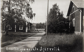 Runebergin asunto Saarijärvellä. Postikortti