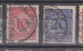 Saksa 1923 LaPe 334-339