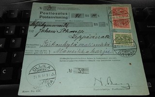 Ollila - Leppävirta M-11 Osoitus 1914 PK450/5