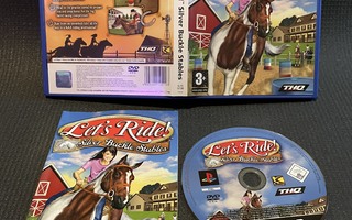 Let's Ride Silver Buckle Stables PS2 CiB