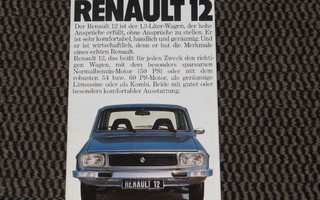 1976 Renault 12 esite - KUIN UUSI - 32 sivua