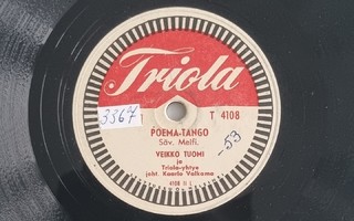 Savikiekko 1953 - Veikko Tuomi - Triola T 4108