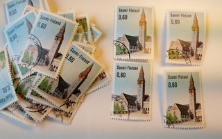 Kansallismuseo postimerkki 0,60 markka