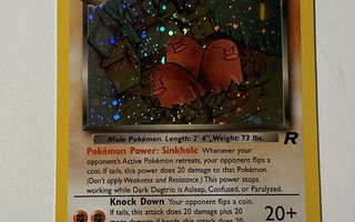 Dark Dugtrio (holo), 6/82, Pokemon Team Rocket