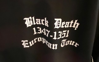 Black Death European tour t-paita L