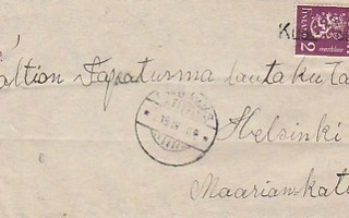 1936, Kirje Postivaunu, rivileima Kuuskoski