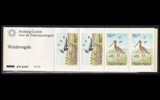 Alankomaat MH31 ** Vihko PB 30 lintuja (1984)