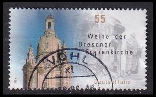 Saksa 2491 o Dresdenin Frauenkirchen vihkiminen (2005)