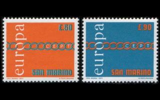 San Marino 975-6 ** Europa (1971)