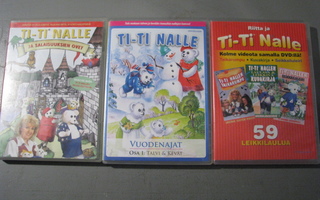 TI-TI NALLE ( 3  x dvd )