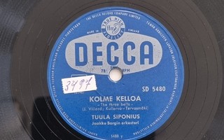 Savikiekko 1959 - Tuula Siponius - Decca SD 5480