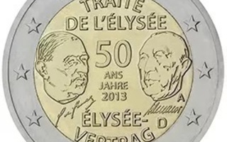 Saksa 2013 Élysée 2€ UNC
