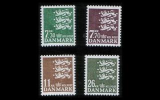 Tanska 939-42 ** Käyttösarja vaakuna (1989)