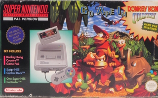 Super Nintendo Donkey Kong Pak Console