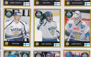 Suomi NHL-pelaajien Cardset Sisu Semic kortteja 0,50 EUR/kpl