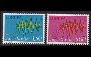 Jugoslavia 1457-8 o Europa (1972)