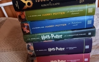 8 kpl J.K.Rowling: Harry Potter kirjoja, koko sarja