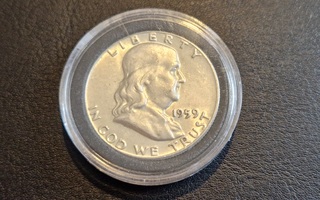 USA Franklin Half dollar 1959