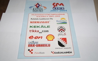 Koripallo-Kataja kausiohjelma 2003-2004