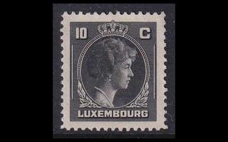 Luxemburg 348 ** Käyttösarja Charlotte 10 C (1944)
