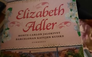 Elizabeth Adler Monte Carlon jalokivet/ Barcelonan katujen k