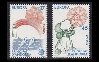 Andorra Sp 188-9 ** Europa (1986)