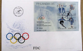 FDC- 27.1.1994 Finlandia 95 Bl.11( lape 6.00e) (110)