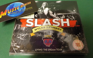 SLASH - LIVING THE DREAM TOUR UUSI 2CD + BLU-RAY