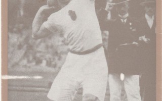 Postikortti, ELMER NIKLANDER, Tukholman Olympiakisoissa 1912