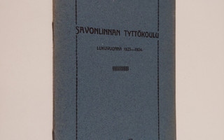 Savonlinnan tyttökoulu lukuvuonna 1923-1924