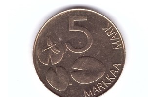 Suomi 5 Markkaa 1994 UNC