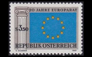 Itävalta 1292 ** Euroopan neuvosto 20v (1969)