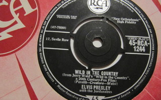 Elvis Presley Wild In The Country  7" sinkku UK RCA-1244