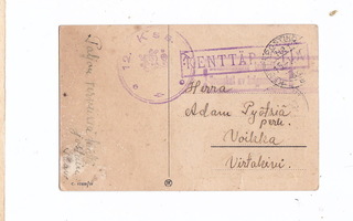 VANHA Kenttäposti Kortti 12. Kss. K. 1940 Talvisota