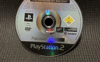 The Simpsons Hit And Run - Disc PS2