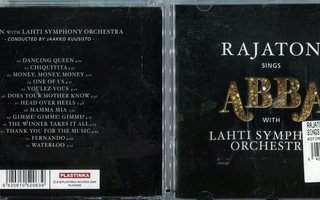 LAULUYHTYE RAJATON . CD-LEVY . RAJATON SINGS ABBA