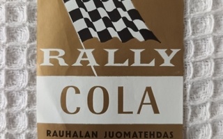 Rally cola limonadi etiketti