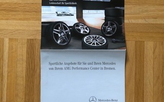 Esite Mercedes AMG kevytmetallivanteet ja varusteet, 2009