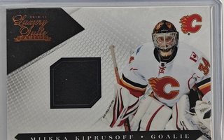 2011 Panini Luxury Suite MIIKKA KIPRUSOFF /599 game worn