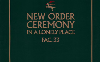 New Order – Ceremony, Green/Bronze Sleeve