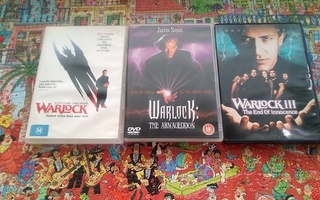Warlock trilogy 1-3 koko sarja dvd Julian Sands