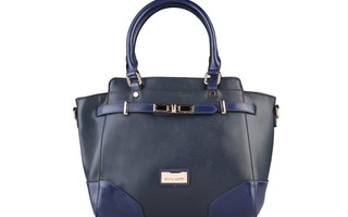 Double Blue Small Handbag